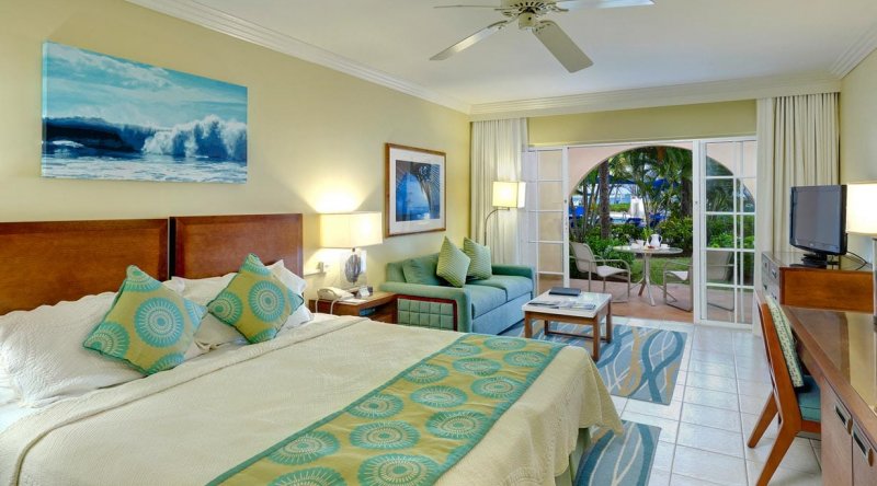Junior Suite Pool or Garden View Turtle Beach by Elegant Hotels