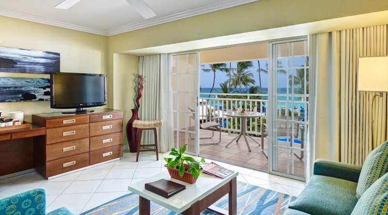One Bedroom Ocean View Suite Turtle Beach by Elegant Hotels