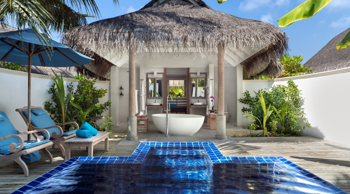 Sunset Pool Villa Anantara Dhigu Maldives Resort