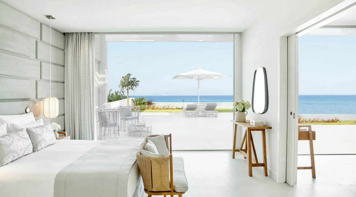 Deluxe Two Bedroom Bungalow Suite Beachfront Ikos Aria