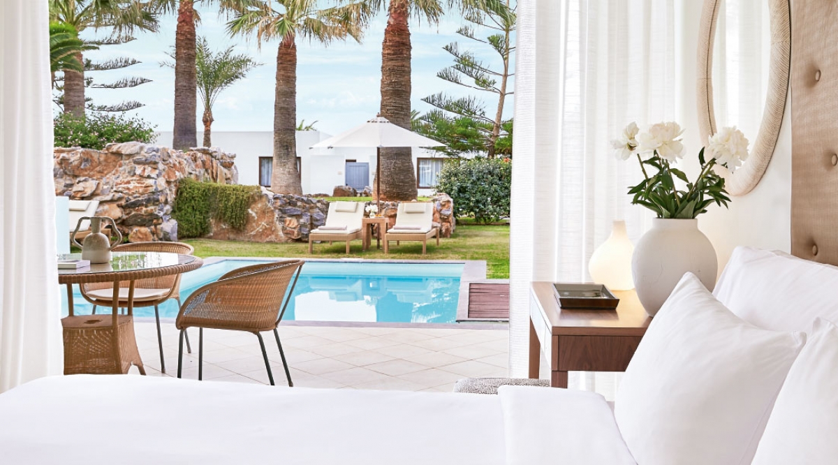 Superior Room with Pool & Garden Amirandes Grecotel Boutique Resort