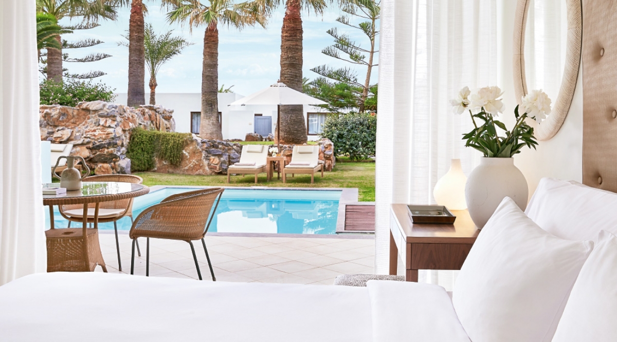 Two Bedroom Family Suite with Pools Amirandes Grecotel Boutique Resort