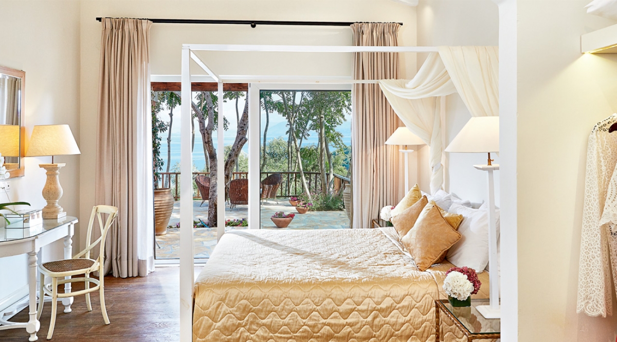 Two Bedroom Dream Villa with Private Garden Sea View Grecotel Lux Me Daphnila Bay Dassia