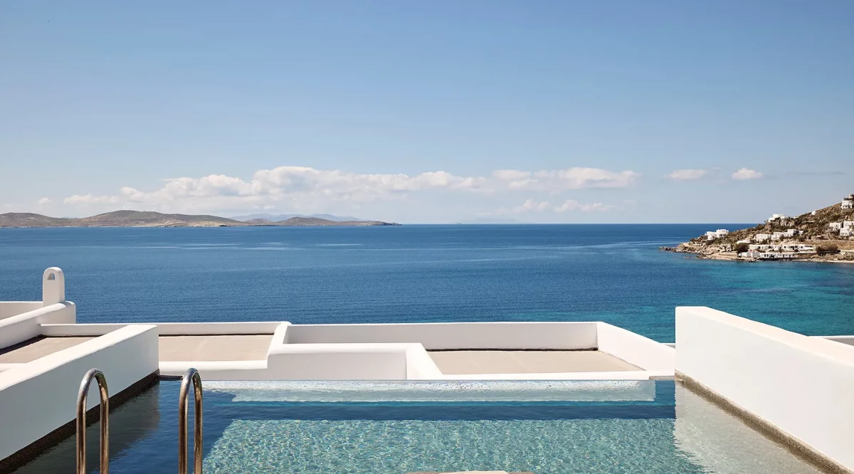 Superior Sea View Suite with Infinity Private Pool Amazon Mykonos Resort & Spa