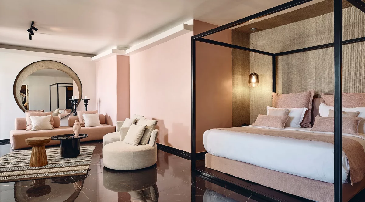Honeymoon Suite with Private Pool & Outdoor Heated Whirlpool Amazon Mykonos Resort & Spa