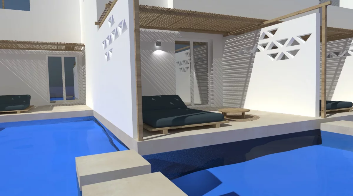 Superior Room with Shared Pool Absolute Resort Kiotari