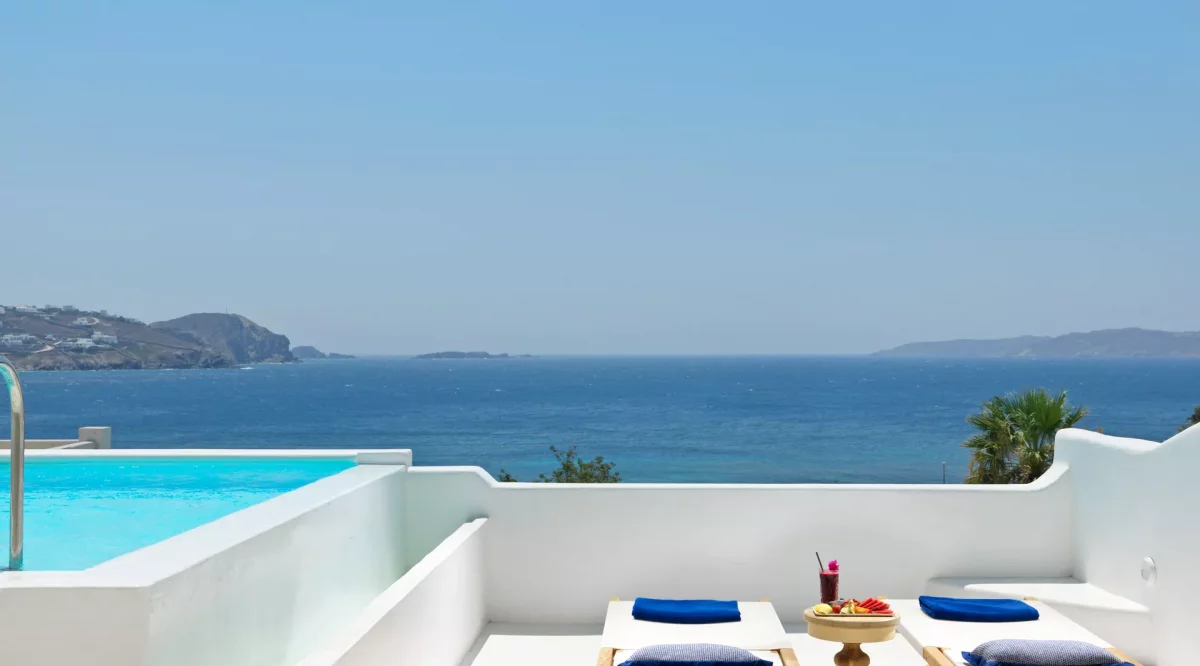  Katikies Suite with Private Pool and Sea View Katikies Mykonos
