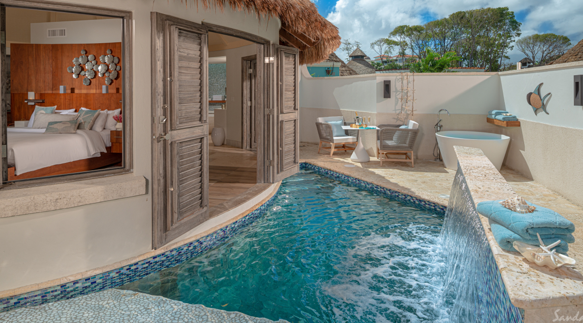 South Seas Royal Rondoval Butler Suite with Private Pool Sanctuary Sandals Royal Barbados