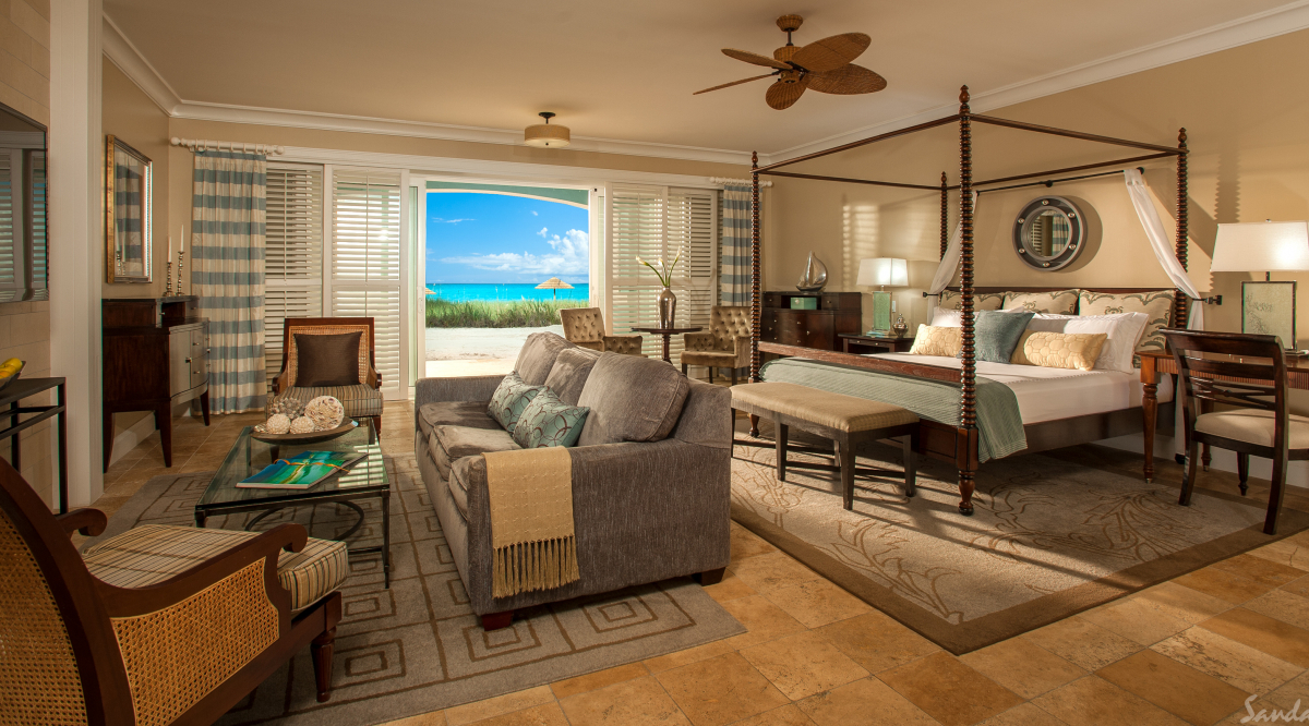 Beachfront Oversized Walkout Butler Villa Suite Sandals Emerald Bay