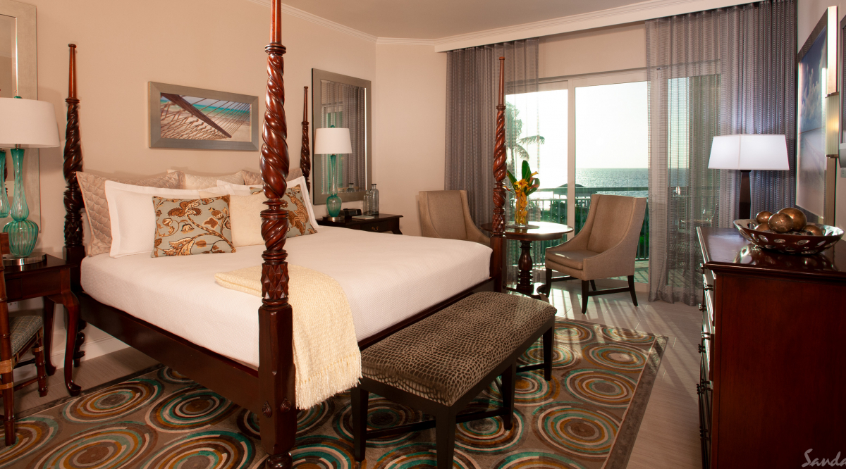 East Bay Honeymoon Oceanview Club Level Room Sandals Royal Bahamian