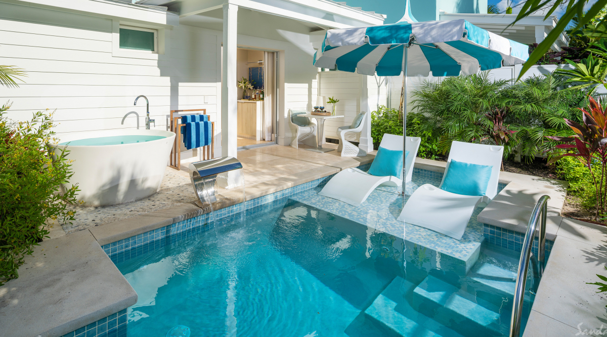 Island Village Walkout Butler Hideaway Villa Suite with Private Pool Sandals Royal Bahamian