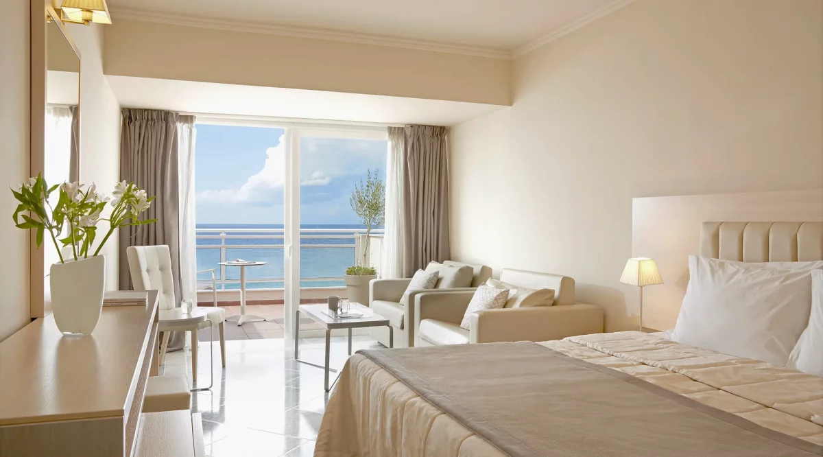 Junior Suite with Balcony and Panoramic Sea View Pelekas Monastery