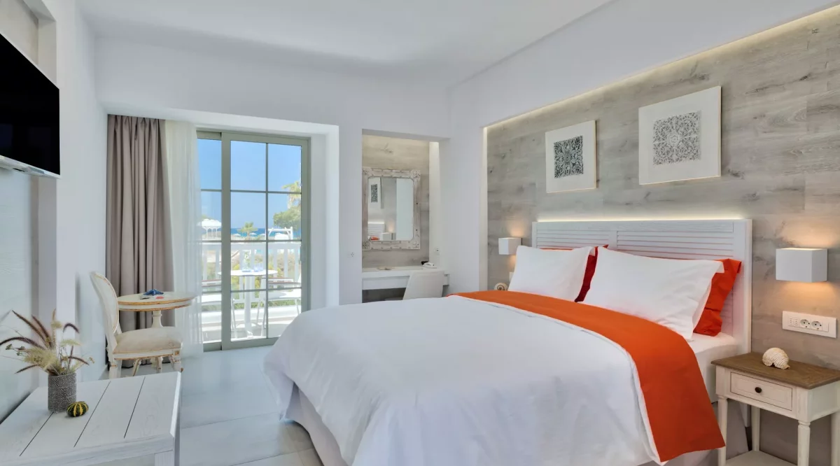 Double Room Garden View or Sea View - Kalymnos or Nomiki Kos White Pearls Luxury Suites